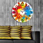Wallity Reloj Decorativo Ms-05 Multicolor